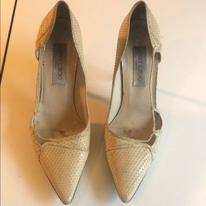 Jimmy Choo pointed pumps.